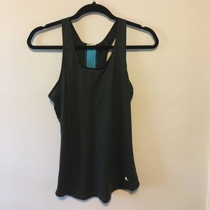 Grey workout tank top